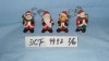Wholesale Ceramic decoration christmas,animated christmas figures,christmas card holder