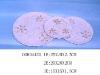 Wholesale red christmas plate