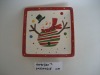 Wholesale ceramic christmas decoration plate