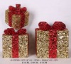 Square Gift Box with glitter