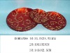 Wholesale round christmas ceramic plate