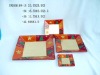Wholesale pottery christmas plate