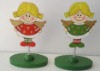 Wholesale Arts decoration craft decorative wood name card holder