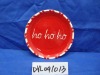 Wholesale round christmas plate