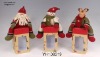 Christmas Plush wine tube Decoration (Santa,Snowman,Bear,Reindeer)