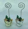 Wholesale Magnet Name Card Holder Resin Christmas Item