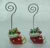 Wholesale Magnet Name Card Holder Resin Christmas Item