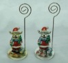 Wholesale Magnet Name Card Holder Resin Christmas Item