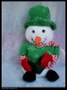 Electric snowman reading books