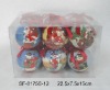 polyfoam xmas tree decoration ball in pvc box