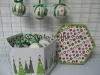 double-deck gift box,contain 14pcs,with christmas tree pattern