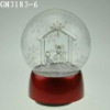 Wholesale christmas ball with LED light and music