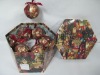 Wholesale double-deck gift box,contain 14pcs,with father christmas pattern