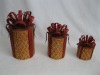 Wholesale Metal X'mas Glitter Gift Box