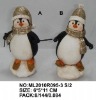 Wholesale 2asst christmas gift pengiun in polyresin for decoration and ornament