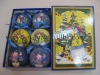 Wholesale single-deck rectangle gift box,with snowman and Christmas tree pattern, contain 6pcs