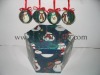 Wholesale double-deck gift box,contain 14pcs,with snowman pattern