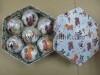 Wholesale single-deck gift box,contain 7pcs, with santa pattern