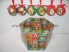 Wholesale double-deck gift box,contain 14pcs,with snowman pattern