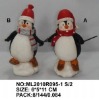2asst christmas gift pengiun in polyresin