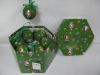 Wholesale double-deck gift box,contain 14pcs,with santa pattern