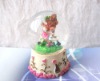 Wholesale LED water globe ,resin crafts