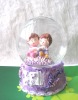 Wholesale LED water globe ,resin crafts