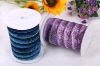 Wholesale Decorative Metallic Velvet Ribbon