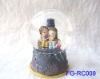 Wholesale LED water globe ,resin crafts