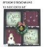 Wholesale Christmas decoration printing canvas