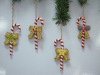 Wholesale S/4 Crutch Christmas decoration