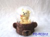 Wholesale LED water globe ,resin crafts