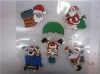 Wholesale christmas decor. printing gel window stickers(LD-P2025)
