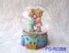 Wholesale LED water globe ,resin crafts