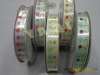 Wholesale 15mm colorful flower wedding decorated satin ribbon