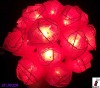 Wholesale Christmas Light Chain With Red Flower