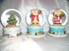 Wholesale Diameter 12CM Santa Water Globe With Music and Turning SH07022