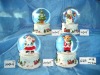 Wholesale 120MM Christmas Water Globe With Music and Turning SH07022