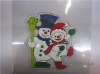 Wholesale christmas decor. printing gel window stickers(LD-P2026)
