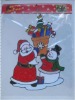 Wholesale reusable PVC window sticker for christmas(LD-M015)