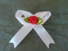 Wholesale 100% satin garment accessories ribbon bow