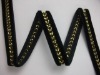 Wholesale middle stitching velvet ribbon