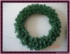 Wholesale 60cm artificial outdoor decorative pvc Christmas wreath