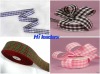 Wholesale Decorative tartan ribbon