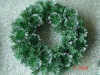 Wholesale 70cm artificial decorative pet snowing Christmas wreath