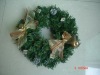 Wholesale 30cm artificial outdoor decorative pvc Christmas rattan wreath