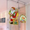 Wholesale Paper made 3D Satan Claus character of door sticker
