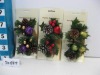 Wholesale 10cm artificial decorative Christmas flower wreath