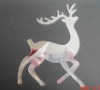 Wholesale Christmas reindeer mirror sticker