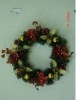Wholesale 50cm artificial decorative Christmas flower wreath